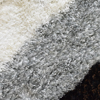HAND TUFTED SHAG POLYESTER ECO-FRIENDLY AREA RUGS -Multicolor,Contemporary