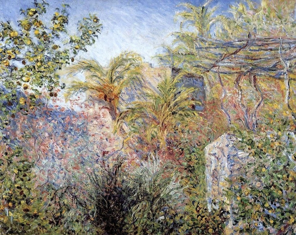 Claude Oscar Monet The Valley of Sasso Bordighera Wall Decal Print