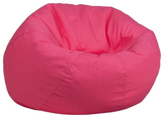 Small Kids Bean Bag Chair, Hot Pink