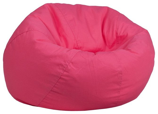 Small Kids Bean Bag Chair, Hot Pink