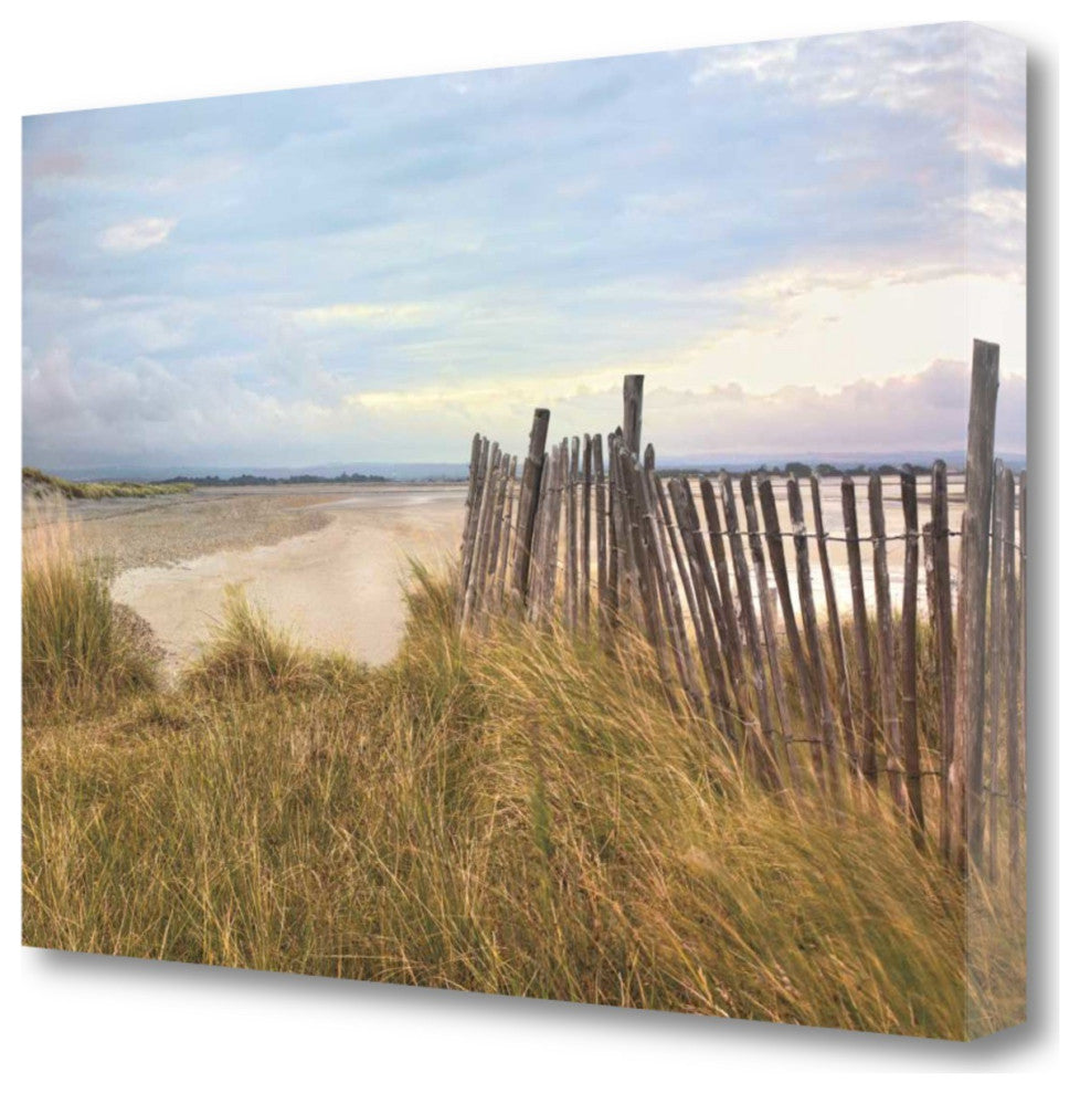 34" Beyond the White Sandy Beaches Giclee Wrap Canvas Wall Art