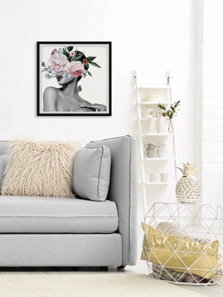 "A Visiting Soul" Framed Painting Print, 18x18