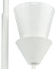 Pinellas Collection 6-Light Contemporary Chandelier, White Plaster