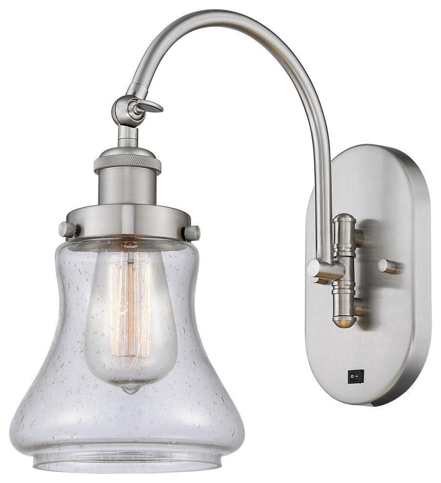 Innovations 918-1W-SN-G194-LED 1 Light Sconce, Brushed Satin Nickel