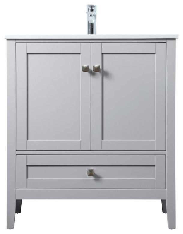 Elegant Lighting VF21130 Hamilton 30" - Grey