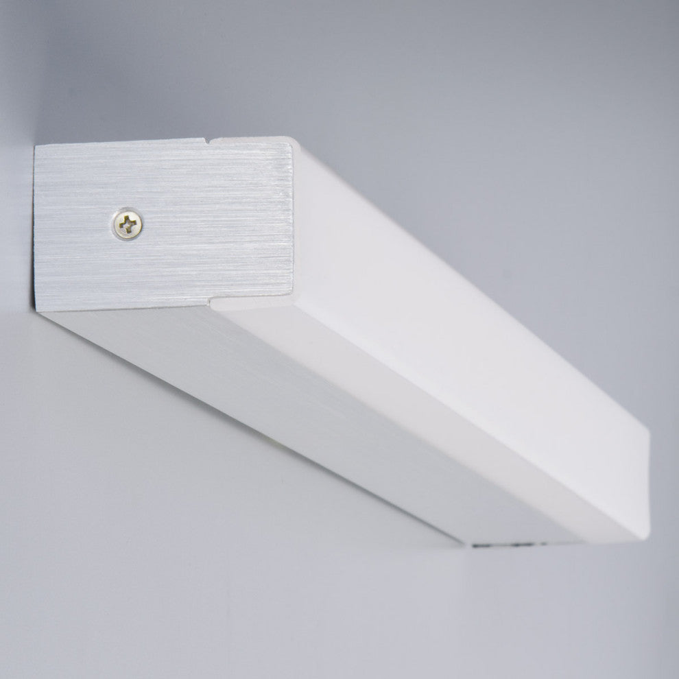 Lightstick 37" LED Bathroom Vanity and Wall-Light 3000K, Brushed Aluminum