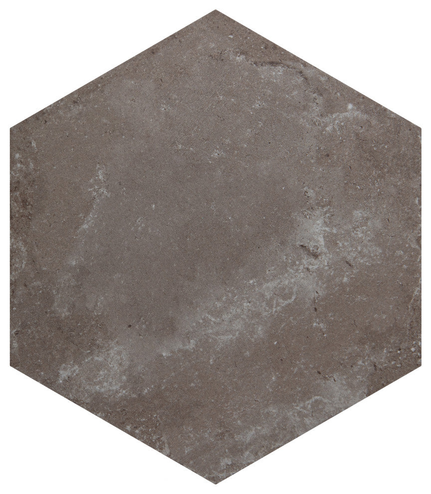 Brickyard Hex Olive Porcelain Floor and Wall Tile