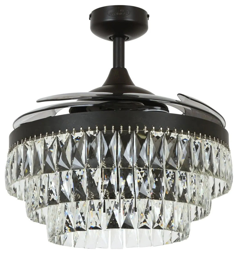 Fanaway Veil 48" Ceiling Fan, Antique Black