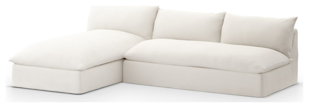 Grant Outdoor 2 Pc Sectional-Faye Cream