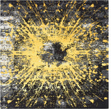 Ahgly Company Indoor Square Mid-Century Modern Area Rugs, 8' Square