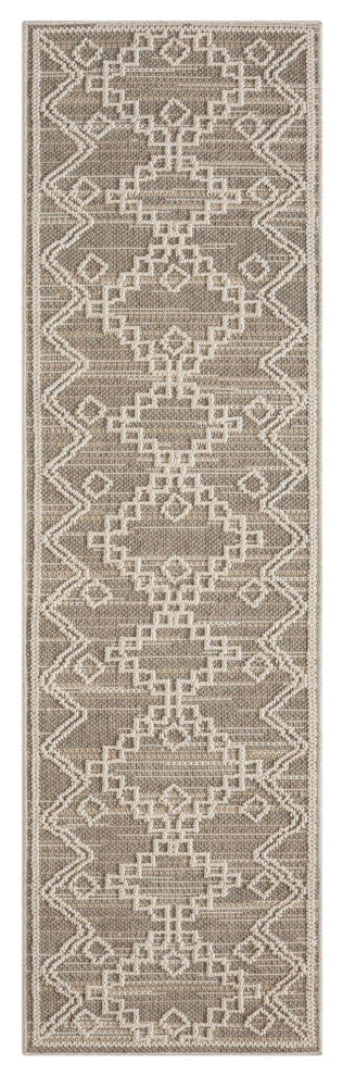 Resort Diamonds Area Rug, Beige, 2'2"x7'6"