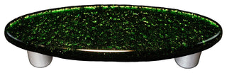 Metallic Green Pull Oval, Alum Post