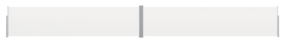 vidaXL Patio Retractable Side Awning 66.9"x472.4" Cream