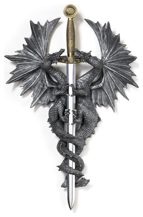 Dragon Dagger Wall Plaque