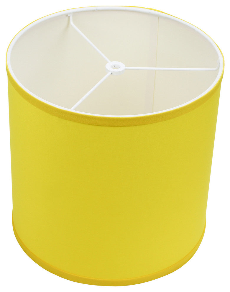 FenchelShades Drum Lampshade 10.5"x10.5"x10.5", Linen Citrus