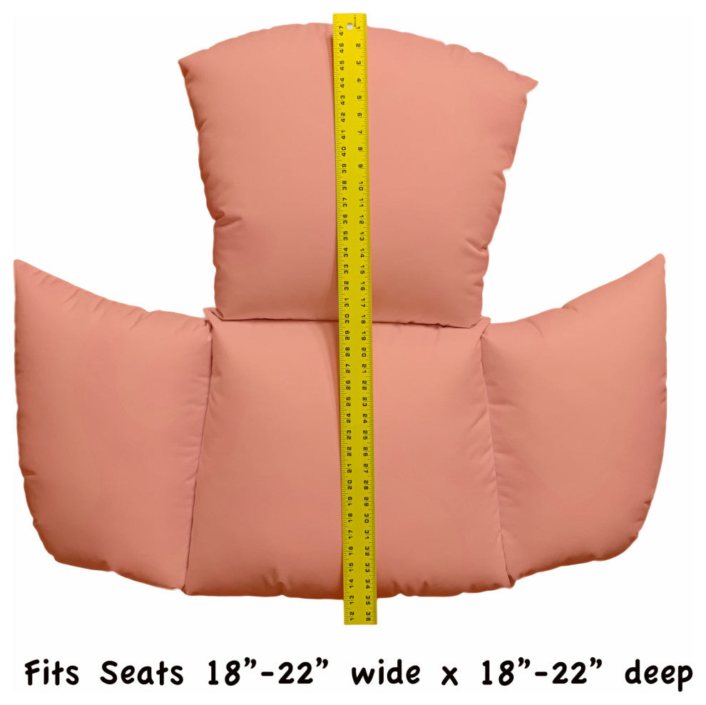 Primo Coral Indoor Outdoor Replacement Cushion for Egg Chair