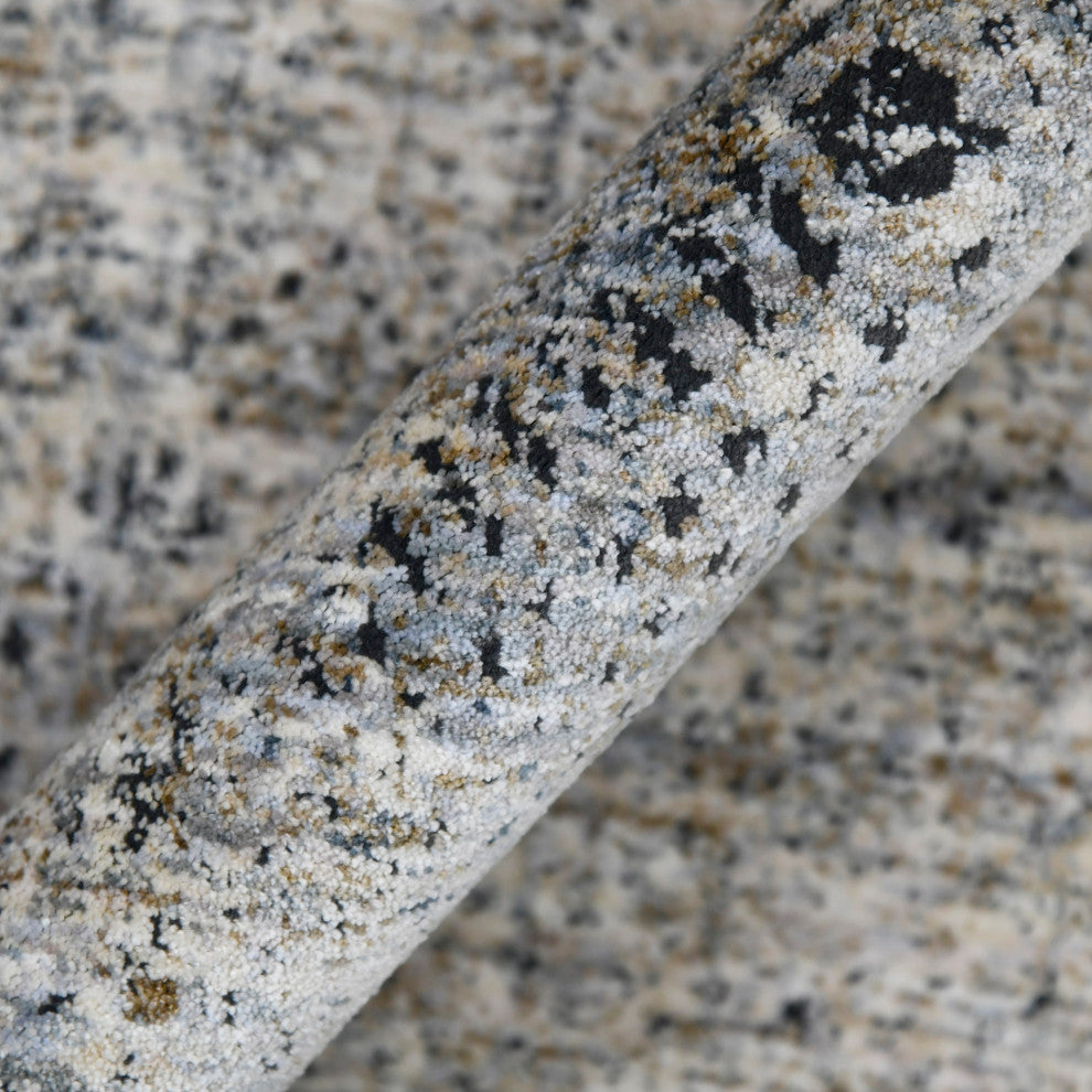 Vermont Divina Area Rug, Gray, 9'10" x 13'1", Abstract