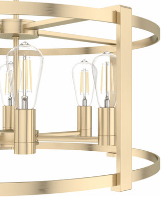 Astwood Alturas Gold 6 Light Chandelier Ceiling Light Fixture