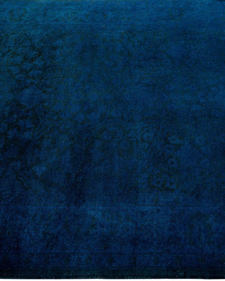 Fine Vibrance, One-of-a-Kind Hand-Knotted Runner Rug Purple, 3'1"x12'6"