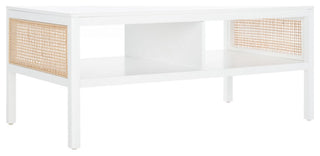 Safavieh Miya Coffee Table, White/Natural
