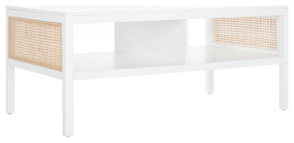 Safavieh Miya Coffee Table, White/Natural