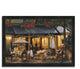 "La Brasserie" By Marilyn Hageman, Framed Painting Print, Ready To Hang
