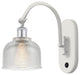 INNOVATIONS 518-1W-WPC-G412-LED 1-Light Sconce White and Polished Chrome