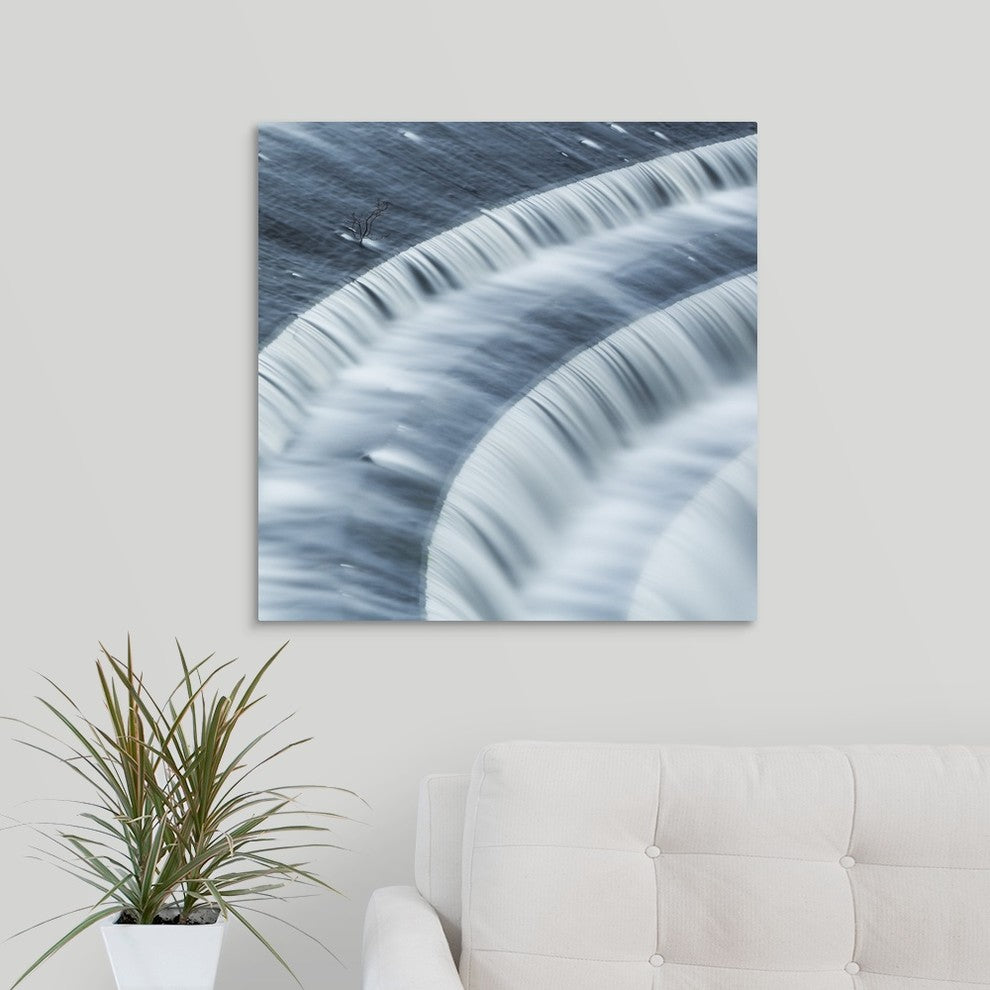 "Timeless Flow" Wrapped Canvas Art Print, 24"x24"x1.5"