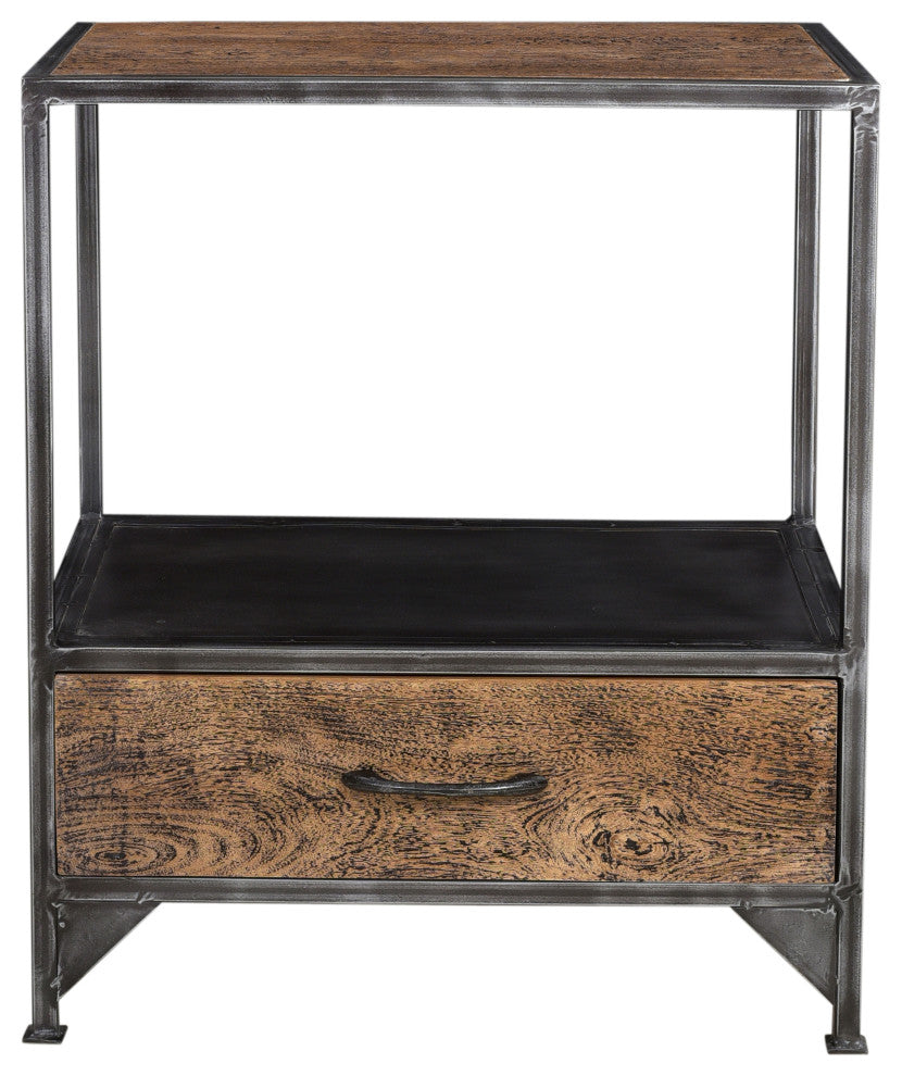 Allen 1-Drawer Wood Nightstand