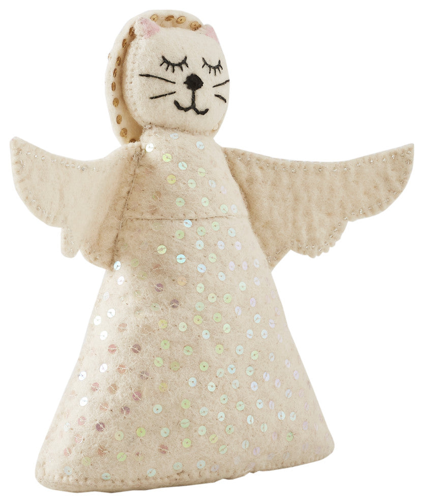 Cat Angel Christmas Tree Topper