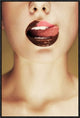 "Chocolate" Framed Canvas Giclee by Vladimir Katiev, 21x31"