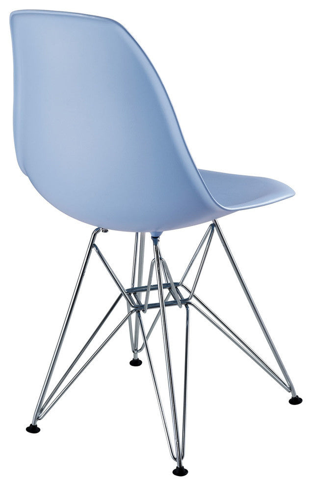 Modern Contemporary Kitchen Dining Side Chair Blue