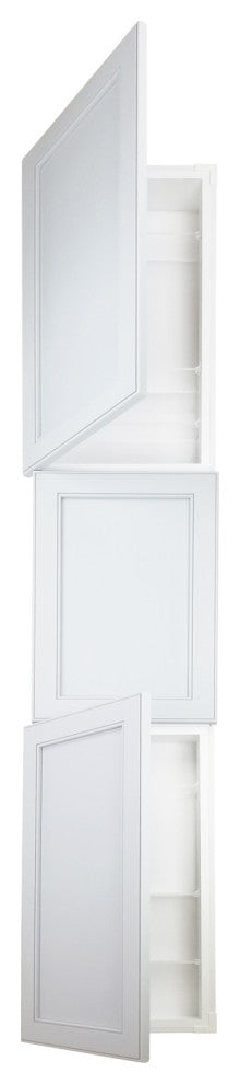 Lakebrooke Recessed Medicine Cabinet 87Hx15.5Wx3.5D, Primed Gray