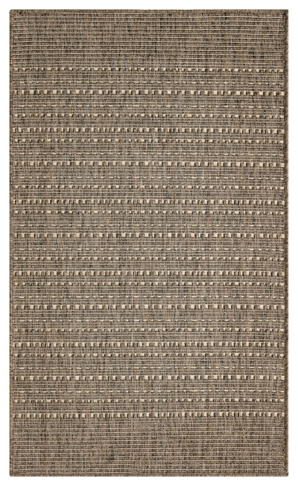 Nourison Tulum 2' x 3' Brown Outdoor Rug