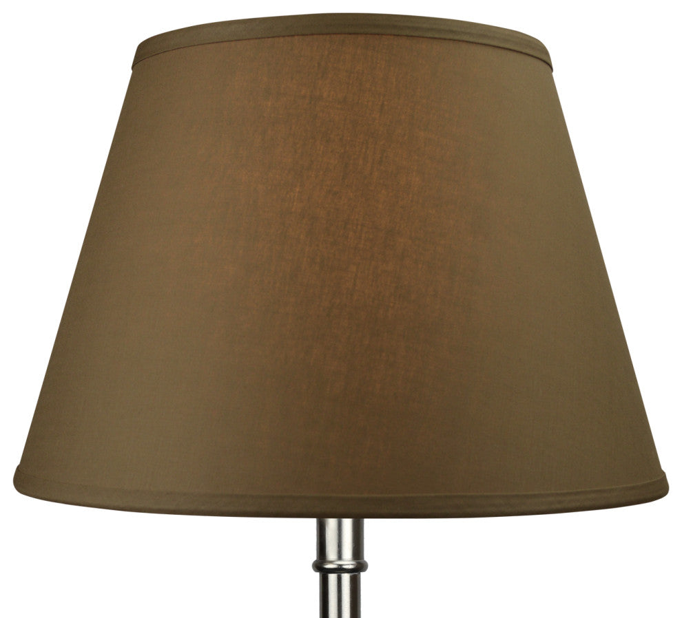 Fenchel Shades 10"x16"x11" Empire Shade, Linen Bison