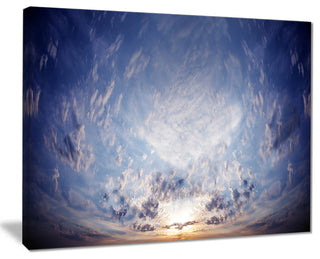 "Blue Celestial" Landscape Canvas Photo Print, 20"x12"