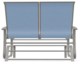 Belle Isle Sling 2-Seat Glider, Sky/Snow