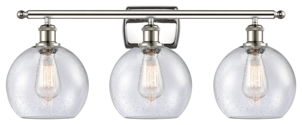 Innovations Lighting 516-3W-PN-G124-8-LED 3 Light 26" Bath Vanity Light