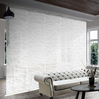 Calisto 5-Panel Track Extendable Vertical Blinds 58-110"W