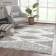 Hauteloom Trunding Area Rug, Charcoal/Cream, 7'10" Round
