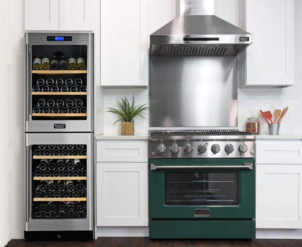 KUCHT Pro-Style 30" 4.2 cu. ft. Range, Green, Natural Gas