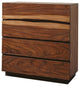 4 Drawers Chest, Smokey Walnut And Coffee Bean