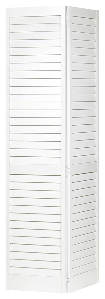 Closet Door, Bi-fold, Plantation Louver-Louver White 80" x 28"