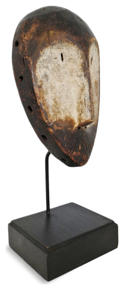 Consigned Old Lega Mask on Stand