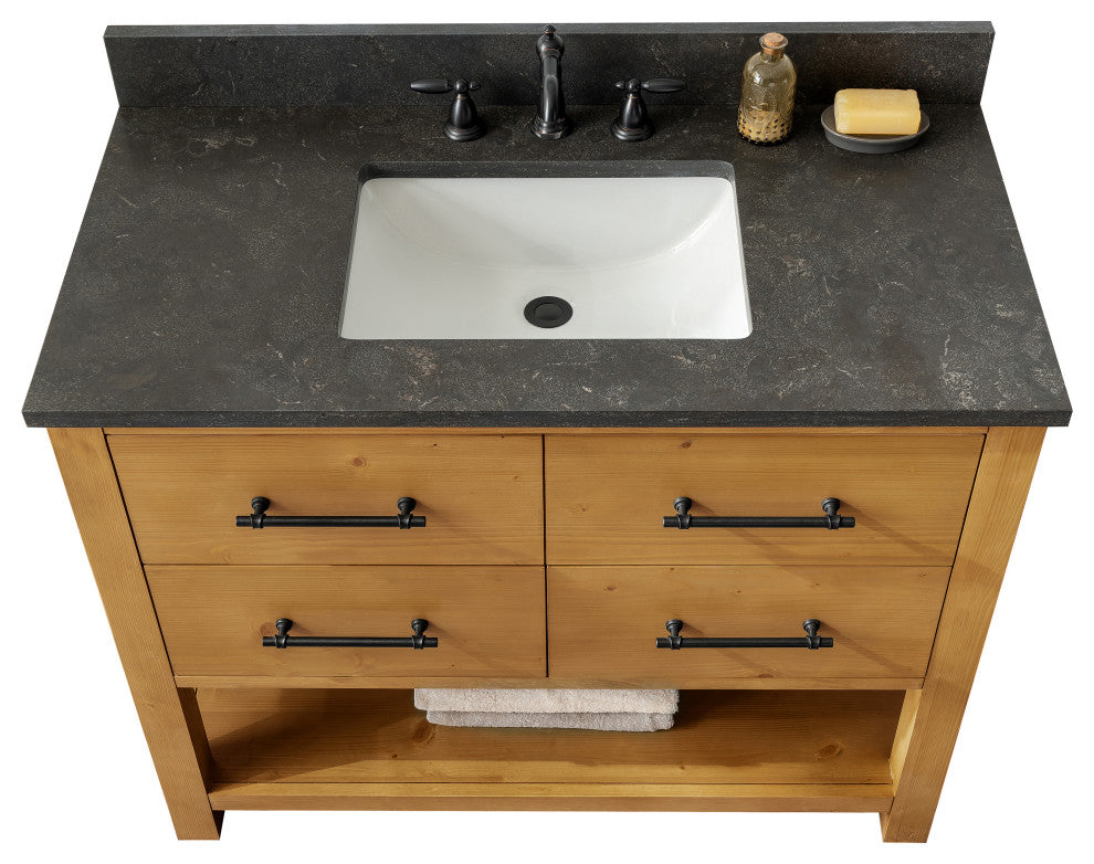Windwood 42" Bathroom Vanity, Natural