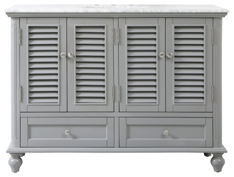 Home Living 48" Single Bathroom Vanity, Gray