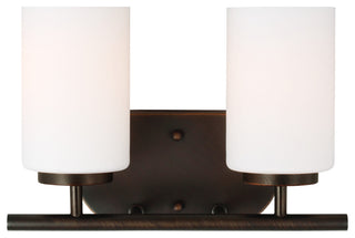 Generation Lighting 41161 Oslo 2 Light 13"W Bathroom Vanity Light - Midnight