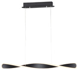 ET2 E24155 Pirouette 40"W LED Linear Chandelier - Black
