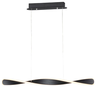 ET2 E24155 Pirouette 40"W LED Linear Chandelier - Black