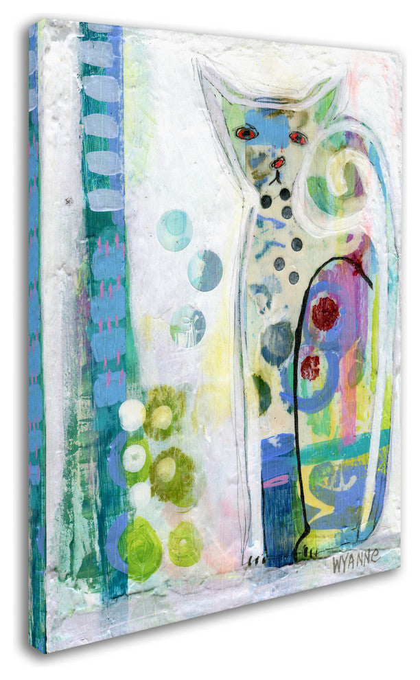 Wyanne 'Calico Cat' Canvas Art, 19"x14"